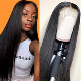 Beaudiva Lace Front Wigs Human Hair Straight Lace Front Human Hair Wigs 18inch 4×4 Lace Closure Wigs with Baby Hair Pre Plucked Bleached Knots Remy Brazilian Lace Wigs for Black Women Natural Color