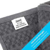 Zeppoli Kitchen Towels, 12 Pack - 100% Soft Cotton - 15 x 25 Inches - Dobby Weave