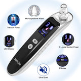 Janolia Blackhead Remover, Pore Vacuum Cleaner with LCD Display and 6 Suction Head, Blackhead Extractor Tool for Blackhead, Whitehead, Acne Removal