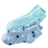 Earth Therapeutics 2-pk. Dotted & Solid Aloe Socks