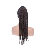 Nicelatus Long Braiding Hairstyles for Women Synthetic Long Head Wrap Wigs for Black Women Long Braiding Wig with Headband (Nlt-271A)
