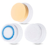 3 PCS Facial Cleansing Brush Heads Replacements for HEYFYV 4 in 1 Sonic Waterproof Powered Face Cleansing Brush