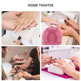 Vishine LED UV Gel Nail Lamp Set - 72W Gel Nail Dryer - Professional Curing Light 6 Gel Polish Base Top Coat Full Manicure Tools Deluxe Starter Kit #03