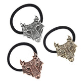 Lurrose 3pcs Christmas Hair Rope Vintage Retro Wolf Head Hairband Hair Ties Cute Ponytail Holder Hair Stretchy Xmas Hair Decoration for Women
