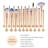 Makeup Brush Set, Professional Shell Brush Kit Powder Foundation Concealer Eyeshadow Cosmetic Brush Beauty Tool(Pink+Gold)