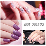 Vishine LED UV Gel Nail Lamp Set - 72W Gel Nail Dryer - Professional Curing Light 6 Gel Polish Base Top Coat Full Manicure Tools Deluxe Starter Kit #03