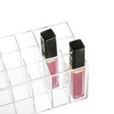 HBlife Lip Gloss Holder Organizer, 24 Spaces Clear Acrylic Makeup Lipgloss Display Case