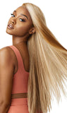 Outre LACEFRONT COLORBOMB Loose Straight Salon-Quality Colors Premium High Heat Resisitant Synthetic, Celebrity Baddies & Social Media Influencers Flaunting - KOURTNEY (3DRFF AMBER BLONDE)