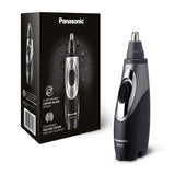 Panasonic Nose Hair Trimmer and Ear Hair Trimmer ER430K, Vacuum Cleaning System , Men's, Wet/Dry, Battery-Operated
