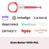 Clear Aligner Removal Tool for by PULTOOL - Smile Direct Club Removal Tool - Invisible Aligner Remover - Aligner Remover - Retainer Remover- 4 Pack