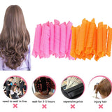 31 Pieces Hair Curlers，Spiral Curls Styling Kit，Heatless Hair Rollers，No Heat Wave Hair Curlers with Styling Hooks & liner wig cap for Most Kinds of Hairstyles (45cm)