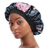 Premium Satin Bonnet Women Headwear Night Sleeping Cap Long Hair Styling Hat