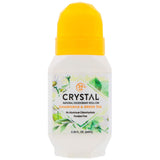 Crystal Essence Mineral Deodorant Roll-On, Chamomile & Green Tea 2.25 oz (Pack of 4)