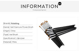 KADS 13pcs/set Fibre Nail Manicure Flower Brush for Nail Salons and Household Manicure Tools