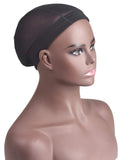 Dome Caps for Wigs, 10 Pcs Black Mesh Dome Caps for Wigs, Stretchy Wig Cap for Lace Front Wig