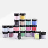 24 Colors Acrylic Powders Set, Popular Nail Art Colors Nail Powder 24pcs, DIY Starter Kit Nail Extension Powders