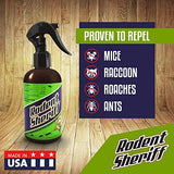 Rodent Sheriff Pest Control - Ultra-Pure Peppermint Spray - Repels Mice, Raccoons