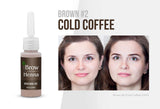 Henna For Eyebrows Professional Cold Coffee, BrowXenna #102, Vial