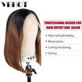 VRHOT 22 Inch Wig Head Mannequin Head Canvas Block Head with Mount Hole C Stand, Styling Hair Clips, T Needle, Thread, Wig Cap, U-Shaped Scissors(22 Inch)
