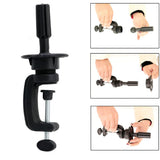 Afro Mannequin Head 100% Human Hair 8"Cosmetology Manikin Training Head with Free Clamp
