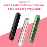 【2020 NEWEST】 Heated Eyelash Curler, Electric Eyelash Curler, Professional Mini Eyelash Curler USB Rechargeable, Quick Heating Long Lasting, with LED Display