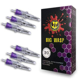 BIGWASP 4th Generation Premium Tattoo Needle Cartridges #12 Standard 9 Curved Magnum (9RM) 20Pcs