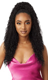 Outre PRETTY QUICK DRAWSTRING PONY Fabulous Looking Long Curly Wave Premium Synthetic High Heat Friendly Limitless Look Hair Pieces Ponytail - SHAYLA 26" (DR2/GDNAM)