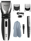 Hair Clippers, FLYCO Electric Hair Trimmers for Men, Cordless Waterproof Beard Trimmer, Quiet Home Haircut Clipper with Comb and Hair Bib for Men and Kids