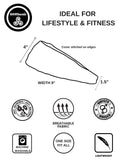 RAVEbandz! PRO Wide Stretch Non Slip Hair Bands– Moisture Wicking, Lightweight, Breathable Fabric Headbands – Unisex Designs for Everyone – For Sports, Workouts, Style (Bright Tie Dye)