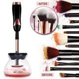 Electric Makeup Brush Cleaner Spinner - Automatic Machine Kit - Professional Makeup Brush Cleaning Tool - Quick, Easy and Effortless Way to Clean Makeup Brushes - No Dirt, Bacteria or Dead Cells
