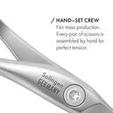 GERMANIKURE 4pc Travel Manicure Set - FINOX Stainless steel tools handmade in Solingen Germany: Nail clipper, Cuticle scissor, Tweezer, Glass Nail file in Leather Case