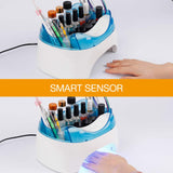 Nail Dryer for Regular Polish, 36W UV LED Nail Lamp with Storage Function, to Quick Dry for Gel Nail Polish, Nail Polish Curing Lamps,Best Gifts for Women, Girls