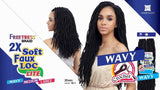 2X SOFT WAVY FAUX LOC 20" (4-Pack, OT27) - Freetress Synthetic Crochet Braid Dread Locks