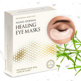 Natural Gold Gel Eye Mask, Collagen Anti-Aging Under Eye Patches, Reduce Wrinkles, Fine Lines, Puffiness, Crow's Feet, Dark Circles, Dryness