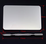 3 Sets Professional Makeup Palette Cosmetic Palette Pro Cosmetic Artist Palettes with Spatula Tool 3pcs Butterfly& Rectangle & Heart
