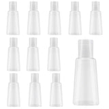 120 Pack 1oz Travel Size Bottles with Flip Cap, INNOLIFE Small Plastic Bottles for Liquid, Lotions, Creams and Toiletries, Refillable Empty Squeeze Bottles for Cleaning Solutions