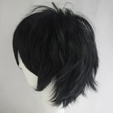 Max Beauty Anime Short Cosplay Wigs With Bangs for Miya Unisex Heat Resistant Hair for Party and Halloween for Gift + Free Cap