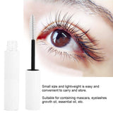 10Pcs Fashionable Empty Mascara Tube Wand Eyelash Cream Container Bottle 10ml(White)