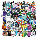 50PCS Among Us Stickers, Hot Game Waterproof Stickers for Luggage, Skateboard