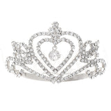 Rosemarie Collections Women's Mini Tiara Hair Comb Crystal Princess Crown