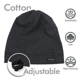 2 Pieces Adjustable Satin Lined Sleep Cap for Curly Hair,Dreadlocks,Braids Available Men & Women