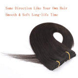 Real Hair Extensions Clip in Human Hair 18 Inch Dark Brown Silk Soft Remy Clip in Straight Hair Human Hair 70G 7 Pieces/Pack for Women (18inch,#2)