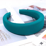 6pcs Thick Velvet Headband Padded Headbands Velvet Sponge Thick Hairbands For Women Girls DIY Hair Accessories