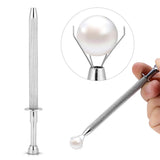 Tattoo Bead Ball Grabber Body Piercing Tool with 4 Claw Tattoo Accessory, Stainless Steel Pearl Grasp Holder