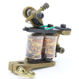 Coil Tattoo Machine Gun Kit - CINRA Coil Steel Tattoo Frame Tattooing Gun Liner and Shader for Tattoo Kit,Tattoo Ink,Tattoo Supplies Including 2 pcs 10 Wrap Copper Coil Tattoo Machines