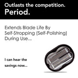 Premium Omnishaver with Cartridge Kit - The Fastest Way to Shave Head, Legs, Arms, Body|an Alternative to Disposable Shaving Razors Self Cleans & Strops During Use with Durable Blade|Bald Head Shaver