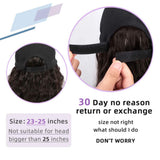 CHRSHN Hat Wig Short Wave Baseball Cap Wig with Curly Hair Extensions Synthetic Wave Wig Hat for Women Adjustable Brown Black Baseball Hat
