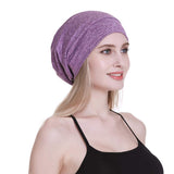 2 Pcs Satin Lined Sleeping Cap for Curly Hair Women,Outer-100% Bamboo Viscose, for Girls