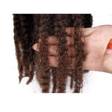 AISI BEAUTY Marley Twists Hair Kinky Hair for Braiding 18 inch Marley Hair Kinky Curly Braiding Hair Extension(1B-30#)