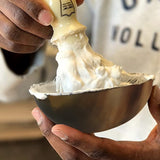 Handicrafts Home Ox Horn Shave Bowl Lathering Up Shaving Soap Cup Bowls Mug Palm Dish Real Handmade (5 Inches)